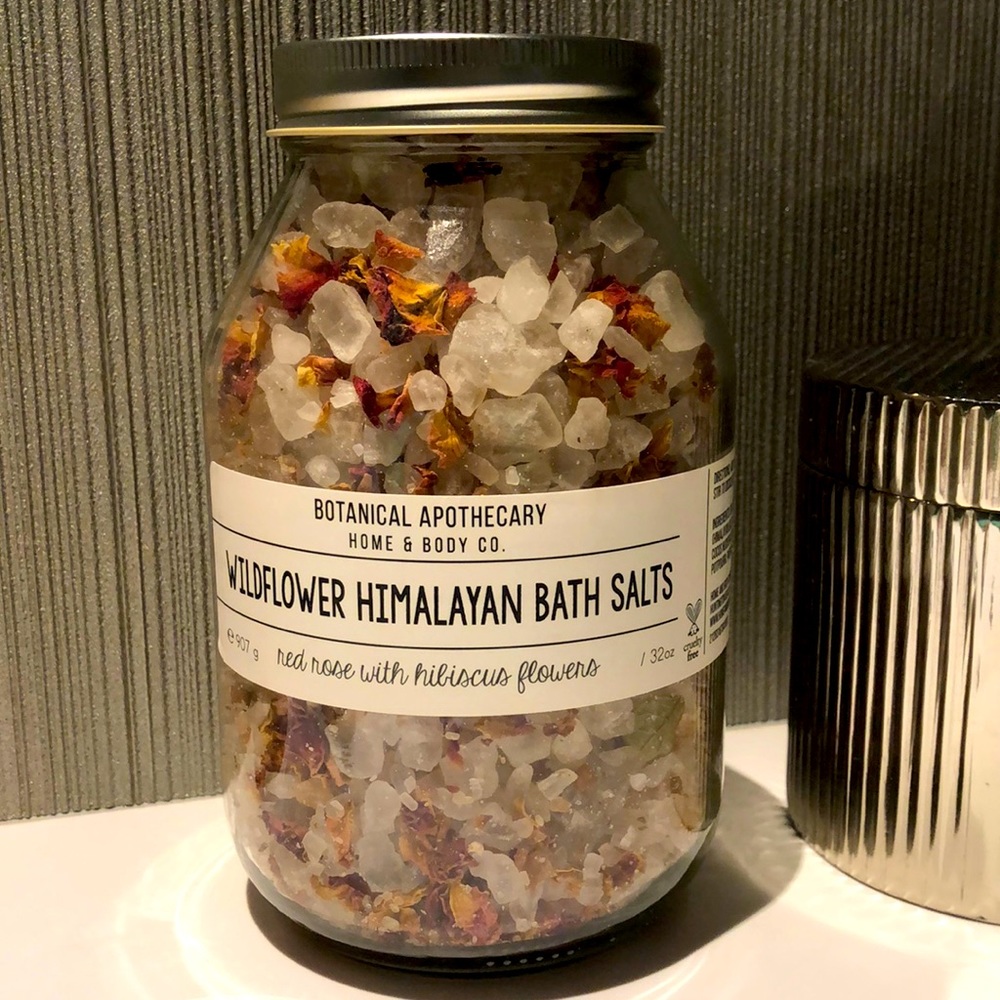 Botanical Apothecary Wildflower Himalayan Bath Salts